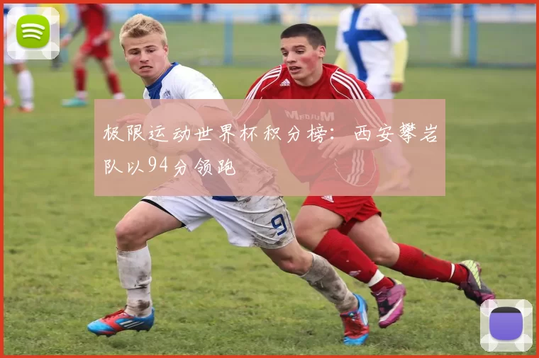 极限运动世界杯积分榜：西安攀岩队以94分领跑
